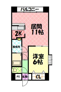 ノルテ3条通【0502号室】の間取り