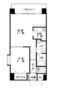 ノルテ3条通【10階】の間取り