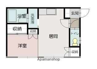 ひろハイツ【1階】の間取り