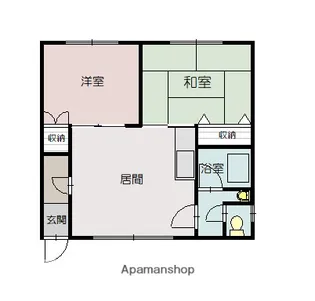 ひろハイツ【2階】の間取り