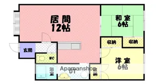 ドルチェB【2階】の間取り