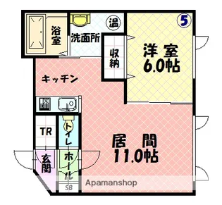 ユリアール【2階】の間取り