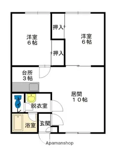 永山817ハイツ【202号室】の間取り