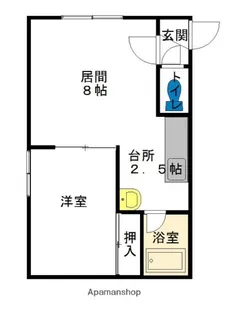 永山817ハイツ【2階】の間取り