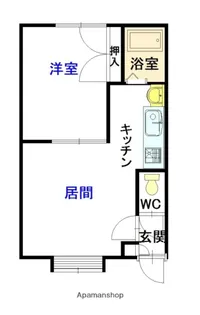 バンブーⅡ【2階】の間取り