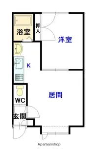 バンブーⅡ【2階】の間取り