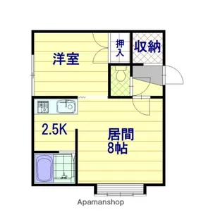 エクセレント3・4【1階】の間取り