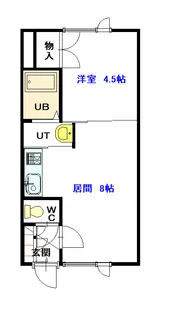ヴィラージュサントレ【2階】の間取り