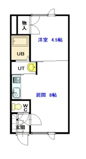 ヴィラージュサントレ【1階】の間取り