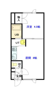ヴィラージュサントレ【2階】の間取り