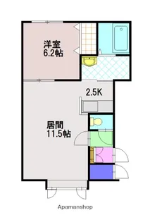 ルセットA【2階】の間取り