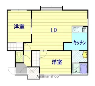 ピンクウェーブⅡ【2階】の間取り