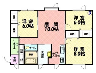 Petit PreairieⅡ【2階】の間取り