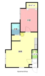 ハンドレッドヴィレッジC【1階】の間取り