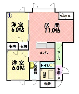 エクセレント316【201号室】の間取り