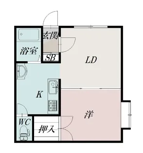 セピア24【1階】の間取り