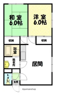 ハイムドルチェA【2階】の間取り