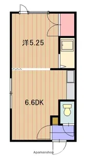 フレンズ5・24【206号室】の間取り