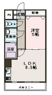 コートライベル【3階】の間取り