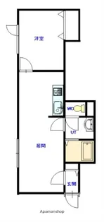 レイトンハウスⅡ【101号室】の間取り