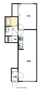 レイトンハウスⅡ【205号室】の間取り