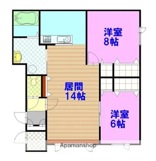 OWL(あうる)【1階】の間取り
