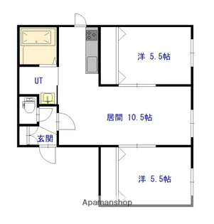 OASIS【303号室】の間取り