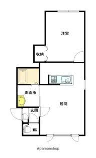 RESIDENCE109【203号室】の間取り
