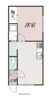 パレスリバージュ【1階】の間取り