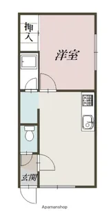 パレスリバージュ【2階】の間取り