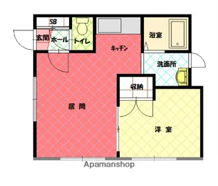 セラーノⅤ【105号室】の間取り