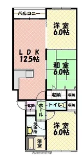 セリエ川端【3階】の間取り