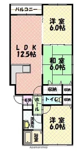 セリエ川端【310号室】の間取り