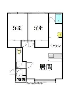 コープランドⅡ【2階】の間取り