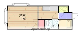 エデン東5条【208号室】の間取り