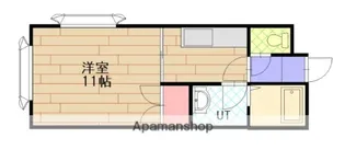 エデン東5条【2階】の間取り