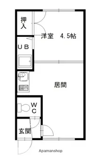 グリーンハイツ【2階】の間取り