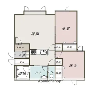 ルミエール【105号室】の間取り