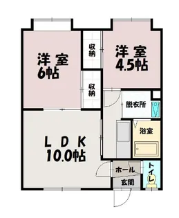 コーポ雅【2階】の間取り