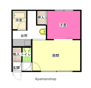 カメリアハウス【2階】の間取り