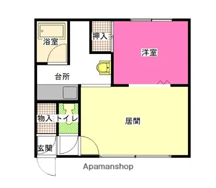 カメリアハウス【2階】の間取り