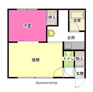 カメリアハウス【2階】の間取り