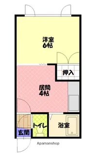 エスパニア4A【1階】の間取り