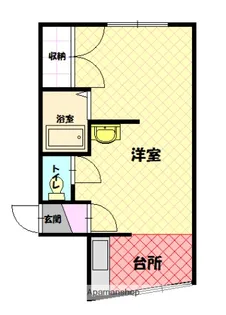 エスパニア4A【205号室】の間取り