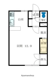フォーブル神楽【1階】の間取り