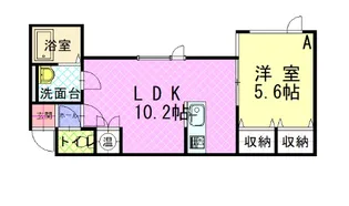 HONEST【1階】の間取り