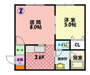 貴ハイツ【1階】の間取り