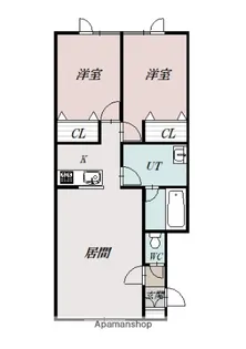 シエル【201号室】の間取り
