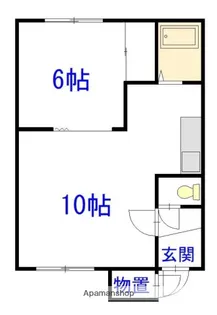 マリンハウスノア【2階】の間取り