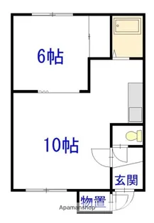 マリンハウスノア【2階】の間取り